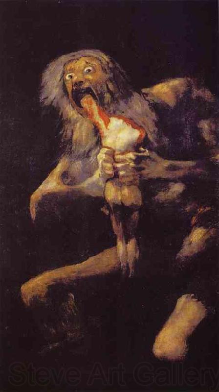 Francisco Jose de Goya Saturn Devouring One of His Chidren